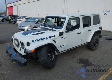 2023 Jeep Wrangler 4Xe Rubicon 4X4 из США, поврежденный, VIN 1C4JJXR65PW553803